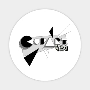 CopArt420 Logo Noir Design Magnet